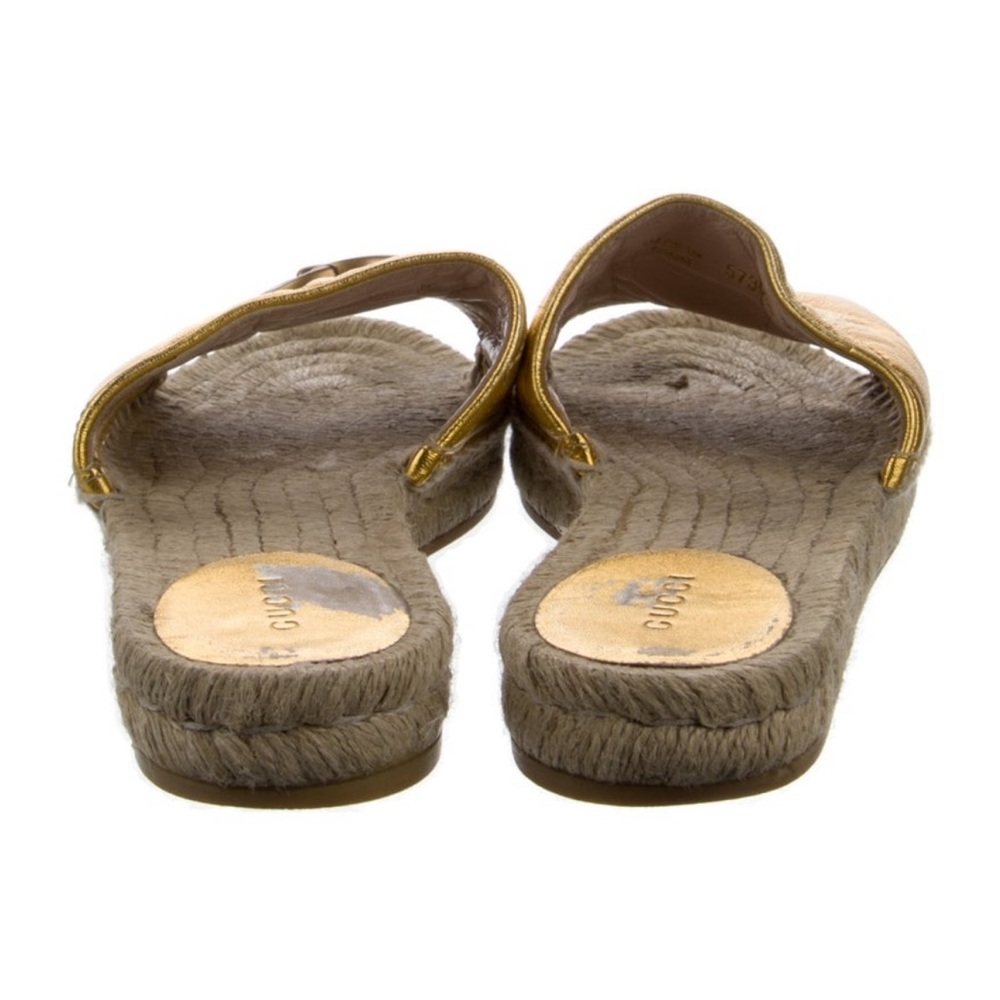 Gucci Leather Espadrilles - Picture 3 of 5